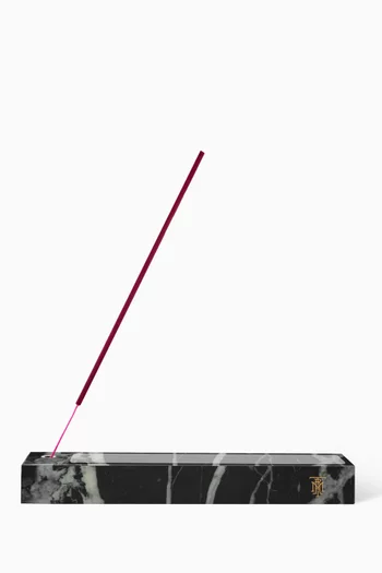 Nero Incense Holder in Marble