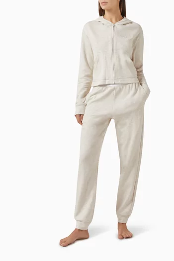 Full Zip Hoodie in Modern Terry