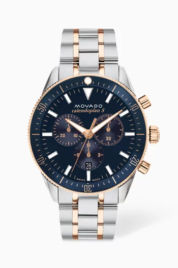 Calendoplan S Quartz Watch, 42mm