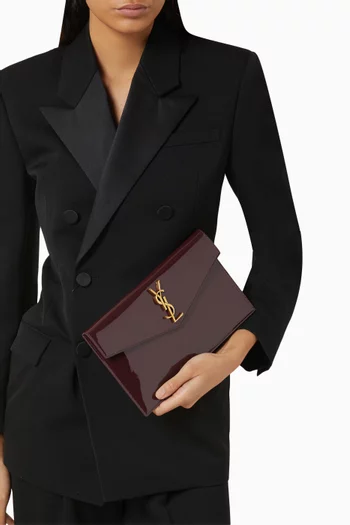Uptown Pouch in Patent Leather