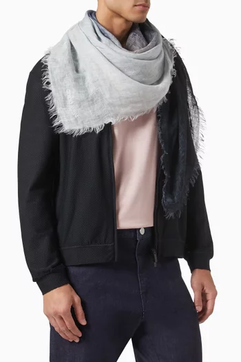 Tie & Dye Scarf in Linen