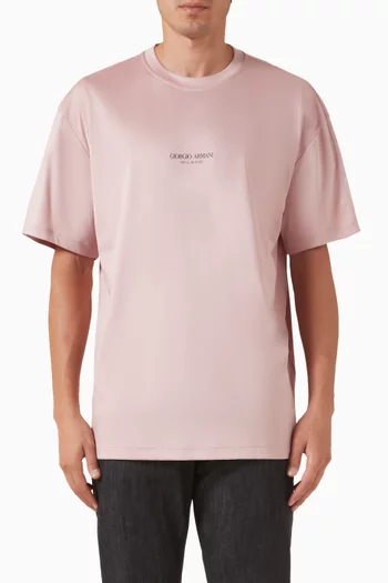 Logo Relaxed T-shirt in Cotton