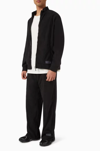 31" Wide-leg Pants in Ribbed Velvet