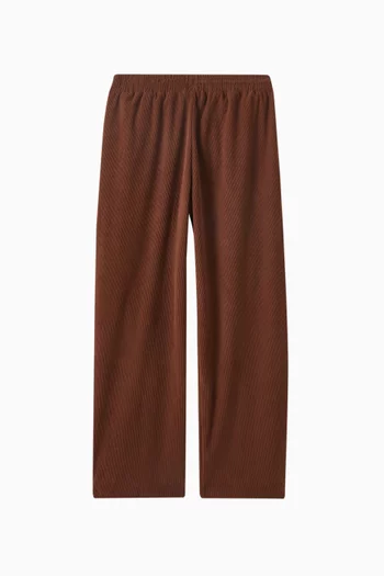 31" Wide-leg Pants in Ribbed Velvet