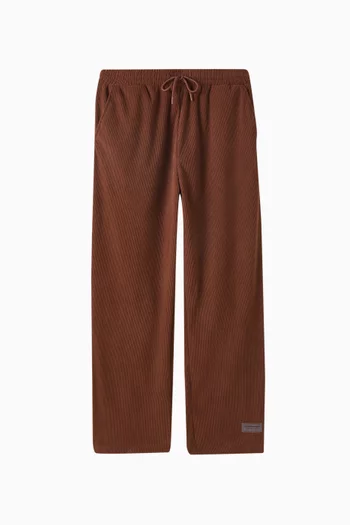31" Wide-leg Pants in Ribbed Velvet