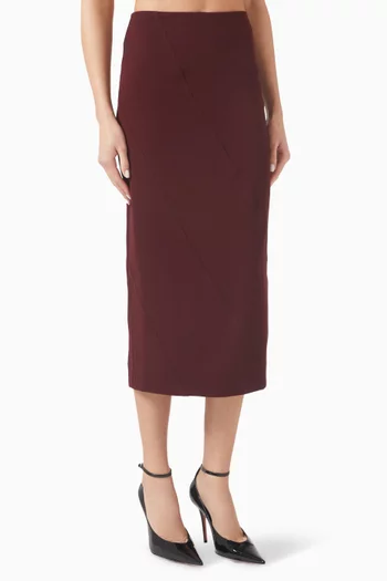 Brie Midi Skirt in Viscose