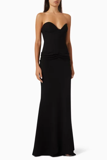 Alya Maxi Dress in Viscose