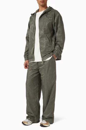 31" Wide-leg Pants in Jacquard Nylon