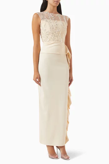 Embellished Maxi Dress