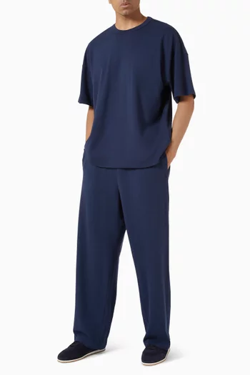 تي شيرت مريح بقصة فضفاضة جيرسيه