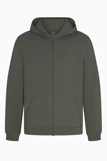 Jersey Lounge Zip-up Hoodie