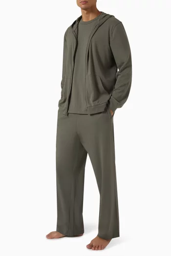Jersey Lounge Relaxed Straight-leg Pants