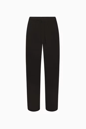 Jersey Lounge Relaxed Straight-leg Pants
