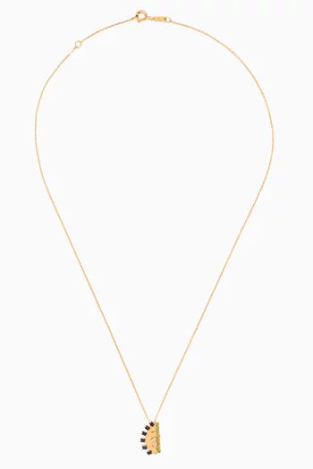 Ya Ein Najlaa Multi-stone Pendant Necklace in 18kt Rose Gold