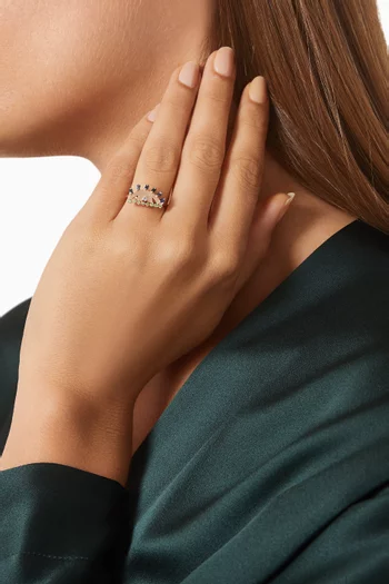 Ya Ein Najlaa Multi-stone Ring in 18kt Rose Gold