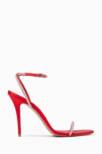 Diamanté 105 Sandals in Satin
