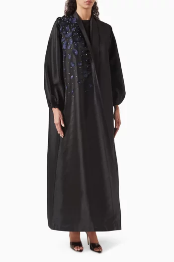 عباية سكارلت فيلفت حرير