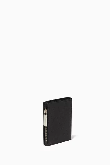 Logo Coin Wallet in Leather