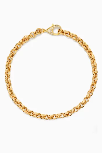 Scarlet Chunky Necklace in 18kt Gold-plating