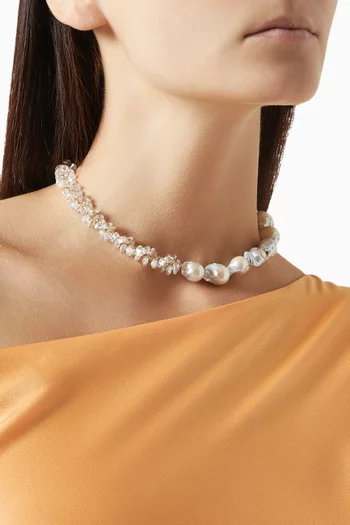 Chloe Keshi-pearl Necklace in 18kt Gold-plating