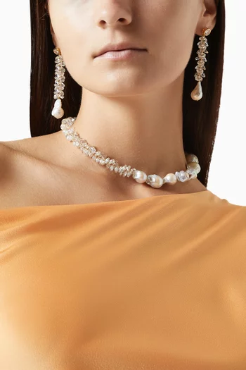 Chloe Keshi-pearl Drop Earrings in 18kt Gold-plating