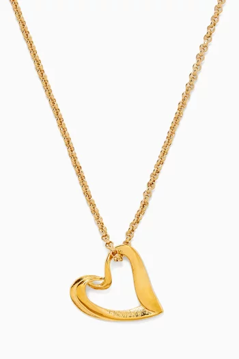 Evangeline Heart Necklace in 18kt Gold-plating