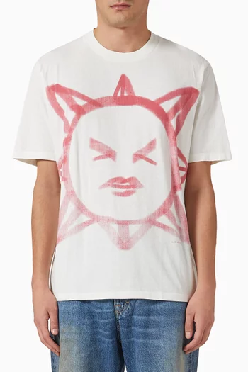 Box T-shirt in Cotton Jersey