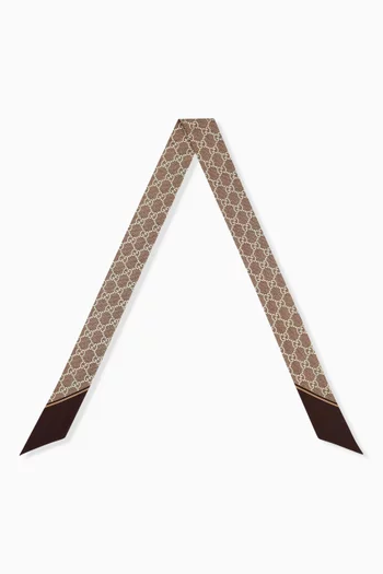 GG Neck Bow in Silk