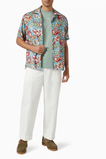 La Chemise Peony Shirt in Viscose