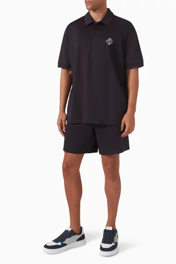 AX Logo Shorts in Cotton