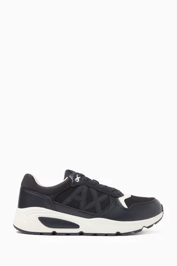 Bronx AX Logo Sneakers in Mesh & Eco Leather