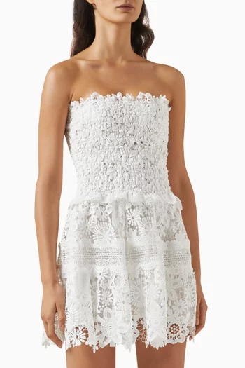 Tiffany Mini Dress in Lace