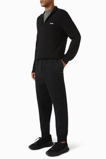Zip-neck Sweater in Knit