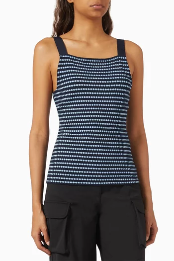Honeycomb Pattern Tank Top