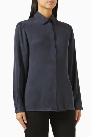 Long-sleeve Shirt in Viscose