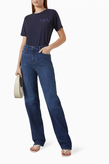 Straight-leg Jeans in Denim