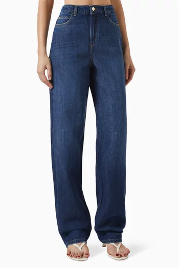 Straight-leg Jeans in Denim