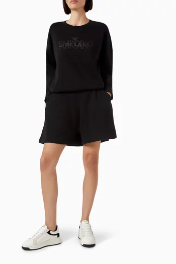 EA Logo Sweatshirt in Cotton