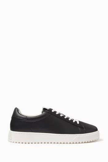 Logo Sneakers in Leather