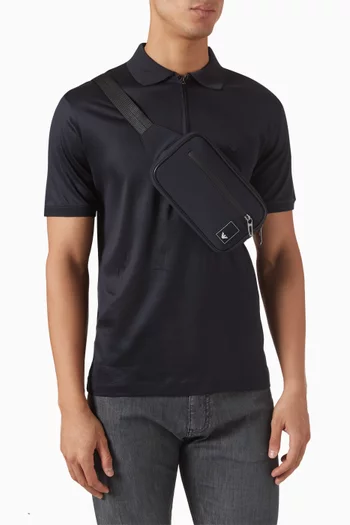 Eagle Logo Belt Bag in Nylon