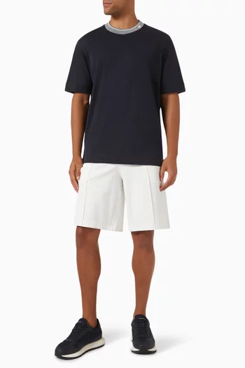Micro Eagle Logo T-shirt in Cotton