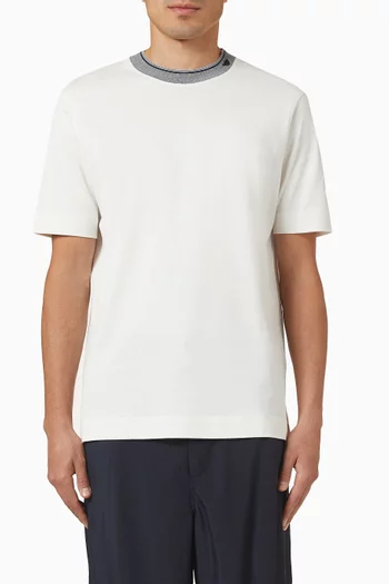 Micro Eagle Logo T-shirt in Cotton