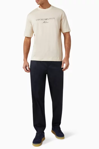 Eagle Logo T-shirt in Lyocell-blend