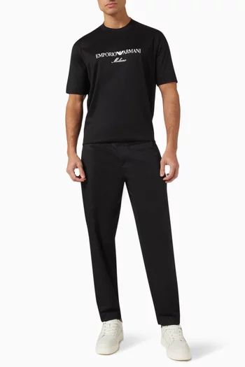 Eagle Logo T-shirt in Lyocell-blend