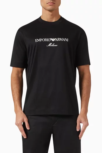 Eagle Logo T-shirt in Lyocell-blend
