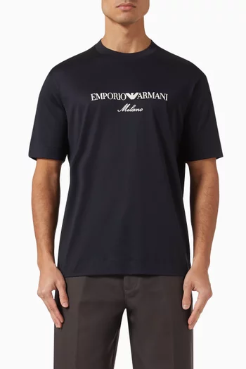 Eagle Logo T-shirt in Lyocell-blend