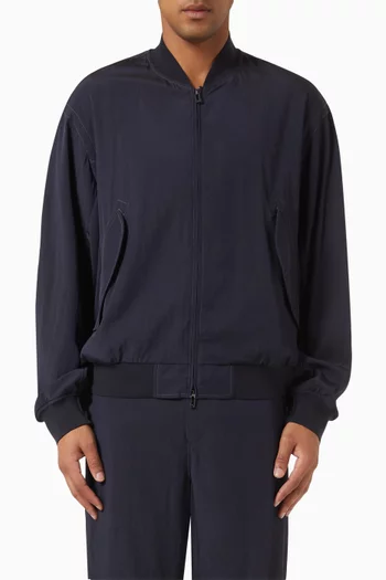 Bomber Jacket in Viscose Blend