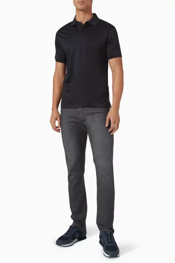 Polo Shirt in Jersey