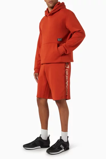 EA7 Logo Tape Shorts