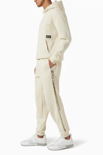 EA7 Logo Drawstring Sweatpants